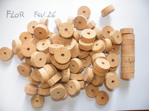 100 anelli sughero flor 1 - anelli,