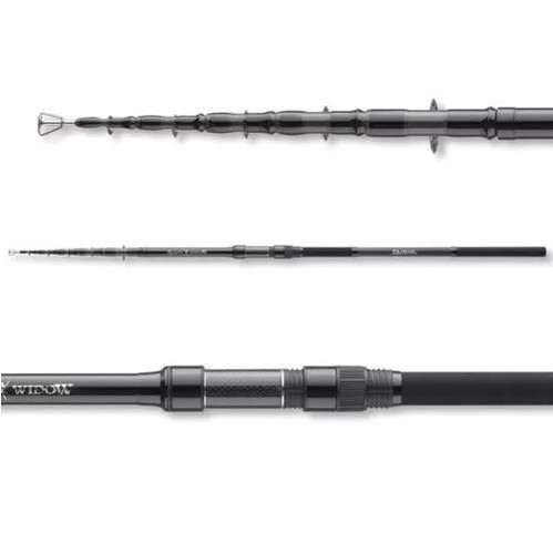 Daiwa black widow tele carp - black,